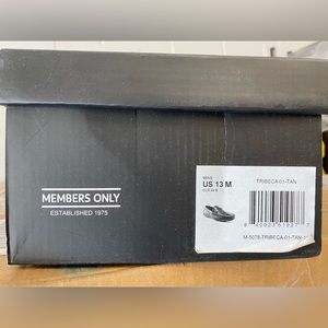 Members Only Loafers TRIBECA-01-TAN US Mens 13